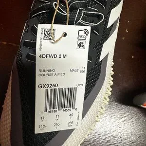 adidas | Shoes | Adidas Mens Black White 4dfwd 2 Gx925  display picture 3
